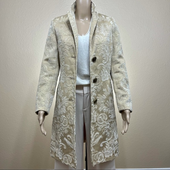 Vintage Jackets & Blazers - 🌱 Vintage 40s Style Tapestry Baroque Embroidered Long Coat